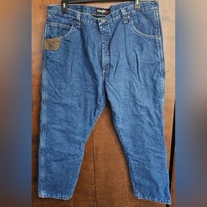 Wrangler Riggs Lined Work Jeans 42x30 Straight Leg. 100% Cotton